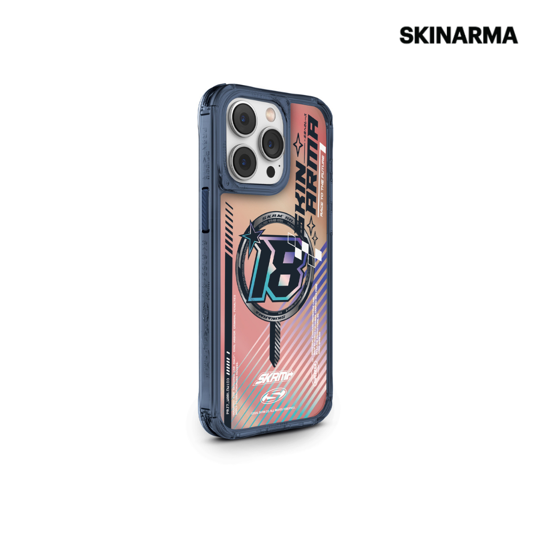 Skinarma iPhone 15 Pro 6.1" Drift Mag Charge Case - Blue