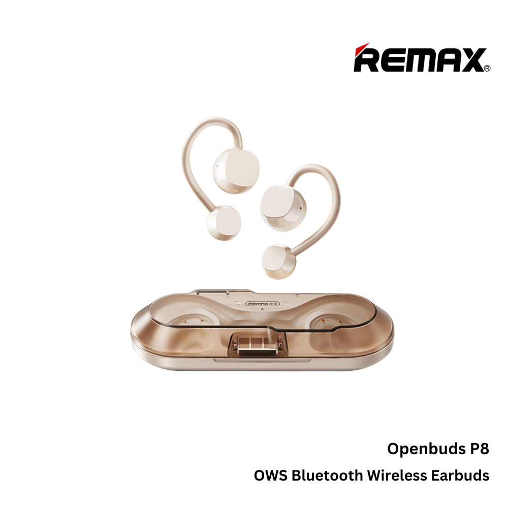 REMAX - OPENBUDS P8 OWS Bluetooth Wireless Earbuds - Beige – Remax ...