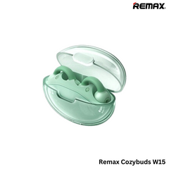 REMAX Cozybuds W15 Crystal Series Transparent Clip On True Wireless Earbuds(Green)