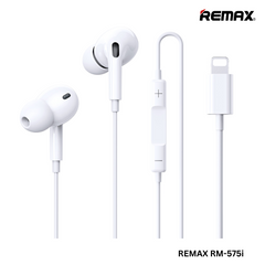 REMAX RM-575i Lightning Wired Earphone Foe Music & Call (1.2M)