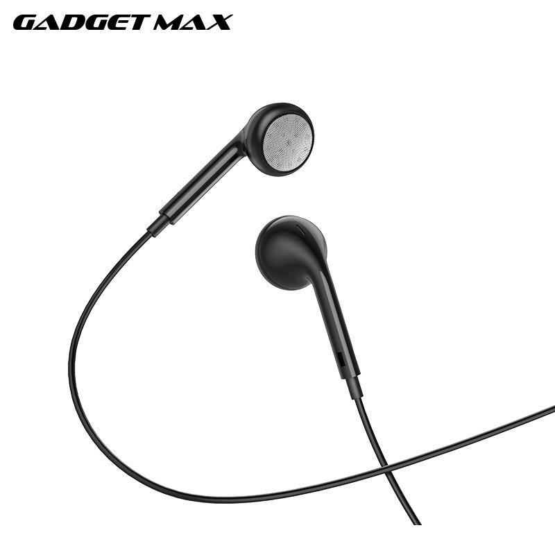 GADGET MAX GM05 PEACEFUL SOUND WIRED 3.5MM Wired Earphone (1.2M)(White)