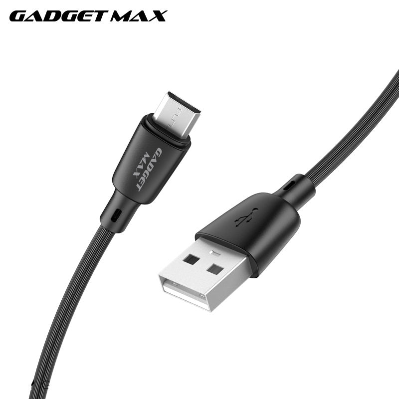 GADGET MAX GX01 MICRO 2.4A CHARGING DATA CABLE FOR MICRO (2.4A)(1M), Micro Cable, Data Cable, Charging Cable, Android Cable