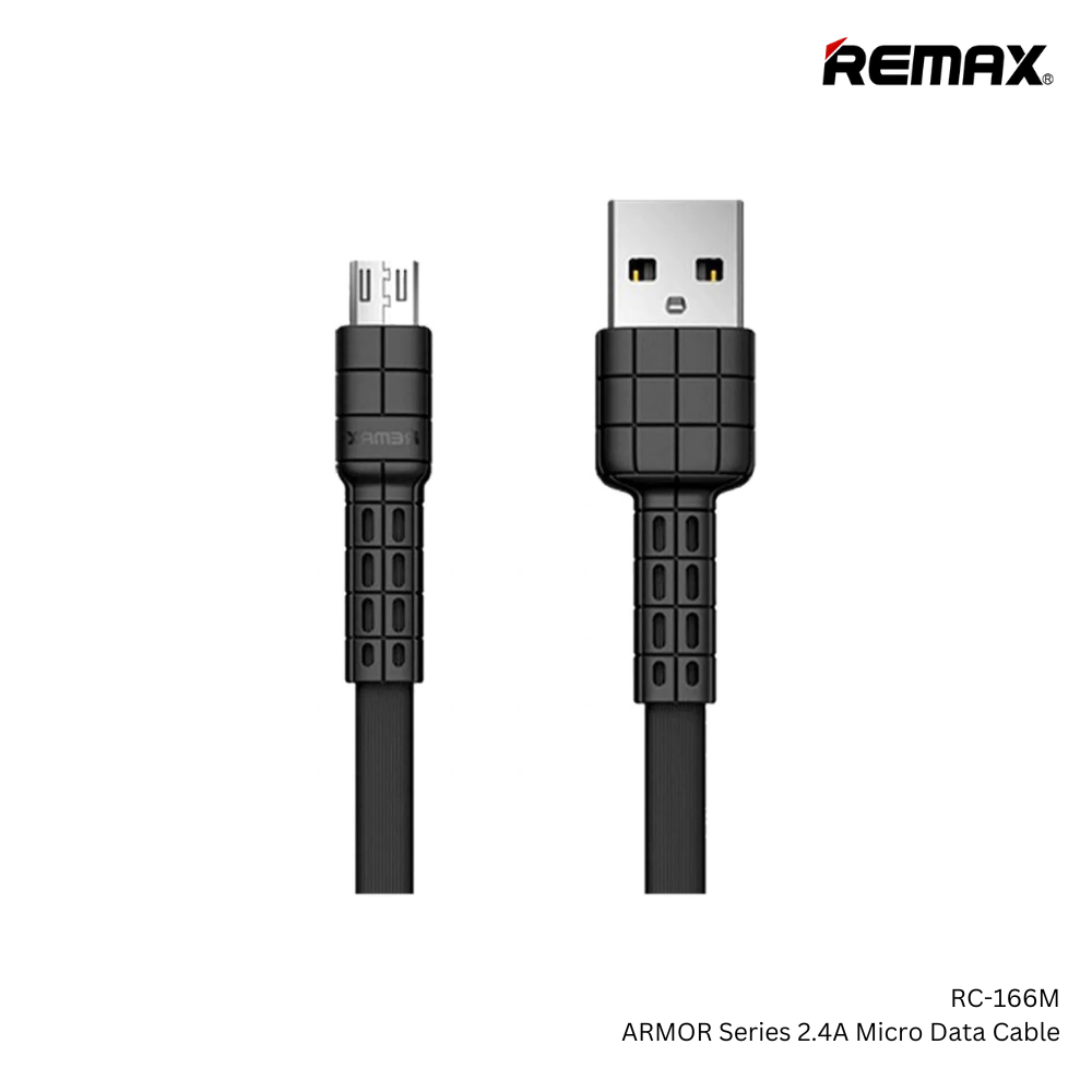 REMAX RC-166M Armor Series 2.4A USB To Micro Data Cable