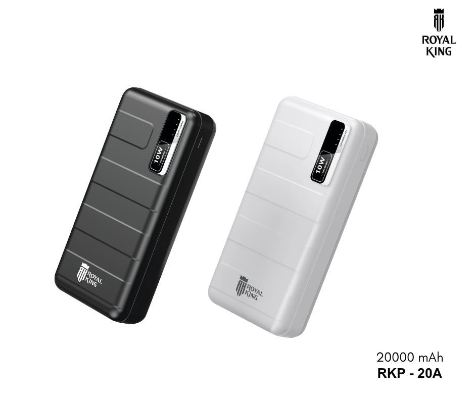 ROYAL KING - RKP-20A 20000mAh Super King II Series Power Bank ( 2A ) - White