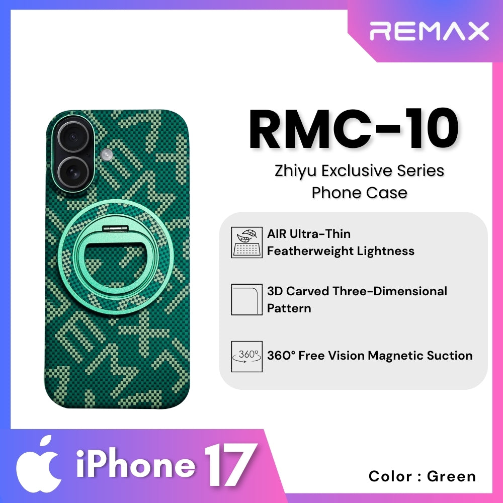 REMAX - RMC-10 iPhone 17 Case ( Zhiyu Exclusive Series ) - Green