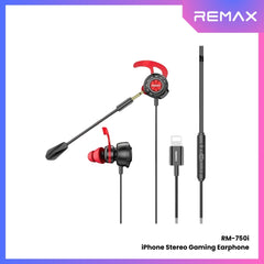 REMAX - RM-750 iPhone Gaming Earphone - Black