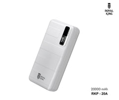 ROYAL KING - RKP-20A 20000mAh Super King II Series Power Bank ( 2A ) - White