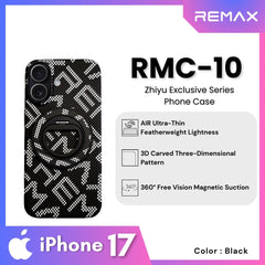 REMAX - RMC-10 iPhone 17 Case ( Zhiyu Exclusive Series ) - Black