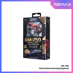 REMAX - RM-750 iPhone Gaming Earphone - Black