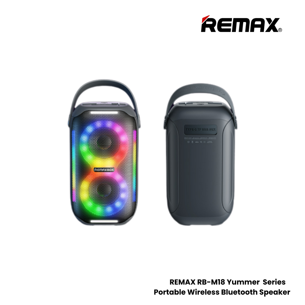 REMAX RB-M18 Yummer Series 20W Portable Wireless Bluetooth Speaker - Black