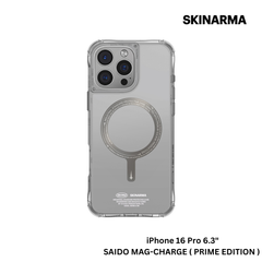 Skinarma iPhone 16 Pro 6.3" Saido Mag-Charge Case - Prime Edition - Titanium