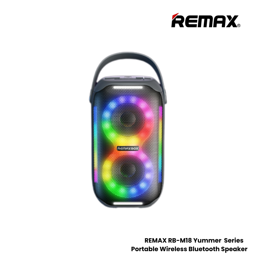 REMAX RB-M18 Yummer Series 20W Portable Wireless Bluetooth Speaker - Black