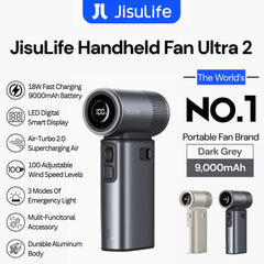 Jisulife - Handheld Fan Ultra 2 ( 9000mAh )-  Dark Grey