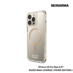 Skinarma iPhone 16 Pro Max 6.9" Saido Mag-Charge Case - Prime Edition - Champagne