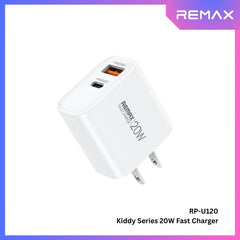 REMAX - RP-U120 Kiddy Series Fast Charger (20W) - White