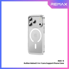 REMAX - RMC-8 iPhone 17 Pro Max Ruilian Naked Series Phone Case - Silver