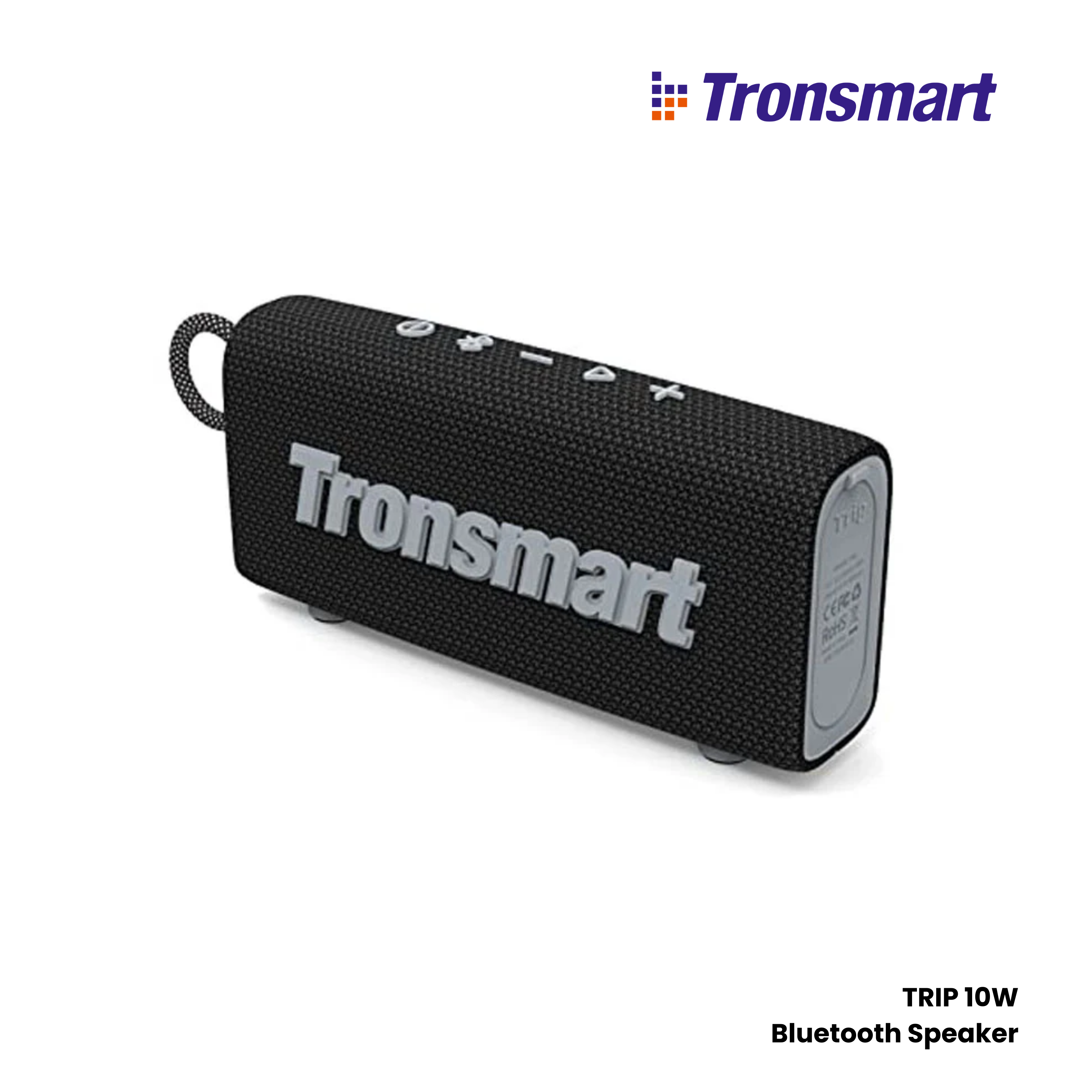 TRONSMART Trip 10W Portable Wireless Bluetooth Outdoor Speaker - Black