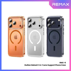 REMAX - RMC-8 iPhone 17 Pro Max Ruilian Naked Series Phone Case - Silver