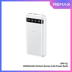 REMAX - RPP-11 Hintom Series 20000mAh Fast Charging Power Bank (2.4A) - White