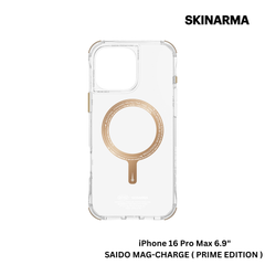 Skinarma iPhone 16 Pro Max 6.9" Saido Mag-Charge Case - Prime Edition - Champagne