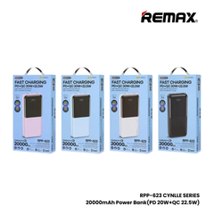 REMAX RPP-623 Cynlle Series 20000mAh PD+QC Fast Charging Power Bank(PD 20W+QC 22.5W) - Purple