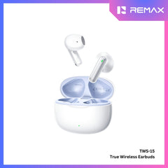 REMAX - TWS-15 Bluetooth Wireless Earbuds - White