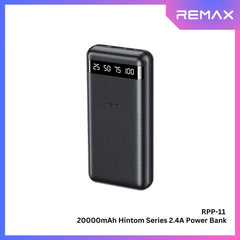 REMAX - RPP-11 Hintom Series 20000mAh Fast Charging Power Bank (2.4A) -Black