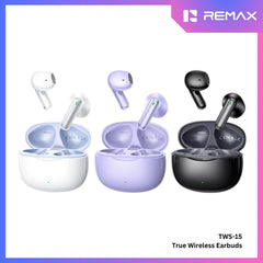 REMAX - TWS-15 Bluetooth Wireless Earbuds - White