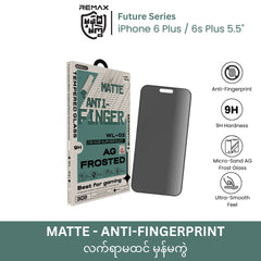 REMAX - WL-02 Future Series Matte Anti-Fingerprint Tempered Glass - iPhone 6 Plus / 6s Plus (5.5")