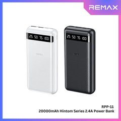 REMAX - RPP-11 Hintom Series 20000mAh Fast Charging Power Bank (2.4A) -Black