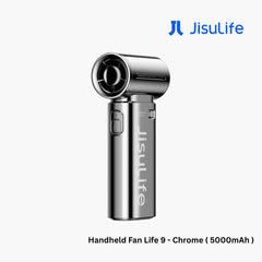 Jisulife - Handheld Fan Life 9 ( 5000mAh ) - Chrome