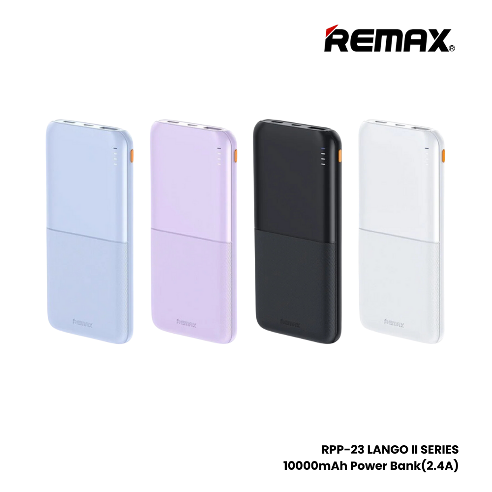 REMAX RPP-23 Lango 2 Series 10000mAh Fast Charging Power Bank(2.4A) - Black