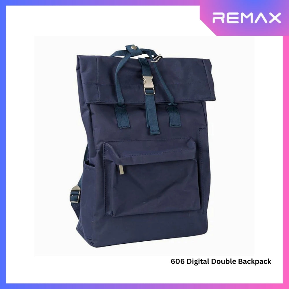 REMAX - 606 Digtal Double Backpack - Blue