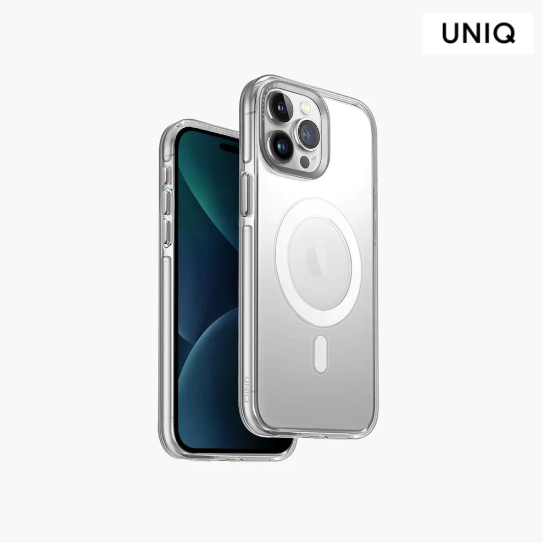 UNIQ iPhone 15 Pro Calio Magsafe Case - Grey Tinted