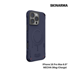 Skinarma iPhone 16 Pro Max 6.9" Mecha (Mag-Charge) Case - Navy Blue