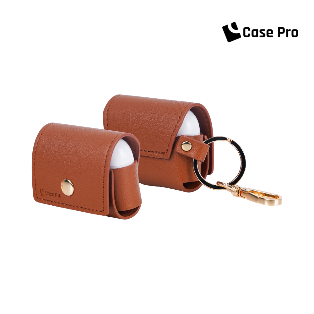 Case Pro (3rd Generation) Airpods Pro Leather Case-Brown