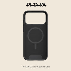 PITAKA - Classic 01 Summa Case For iPhone 18 Pro - Black/Grey