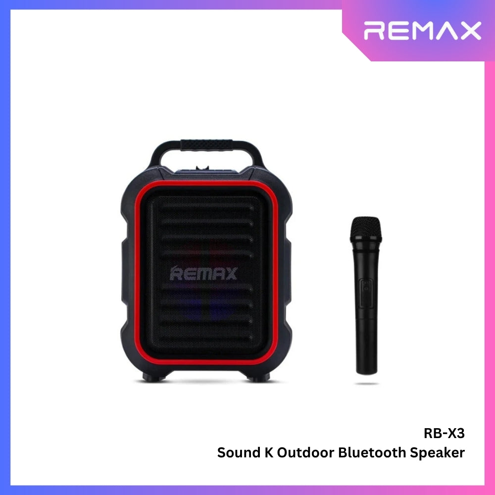 REMAX - RB-X3 Sound K Outdoor Portable Speaker (15W) - Black