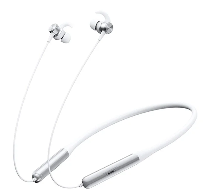 REMAX RB-S16 (NEW) SMART TOUCH CONTROL WIRELESS NECKBAND SPORTS EARPHONES - White