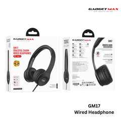 GADGET MAX - GM17 3.5mm Wired Headphone - Black