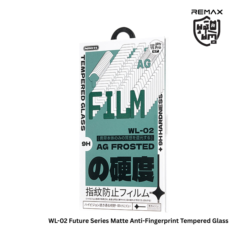 REMAX - WL-02 Future Series Matte Anti-Fingerprint Tempered Glass - iPhone 14 Plus (6.7")