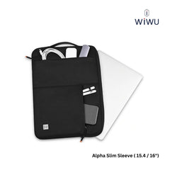 WIWU - Alpha Slim Sleeve Laptop Bag (15.4"/16") - Grey