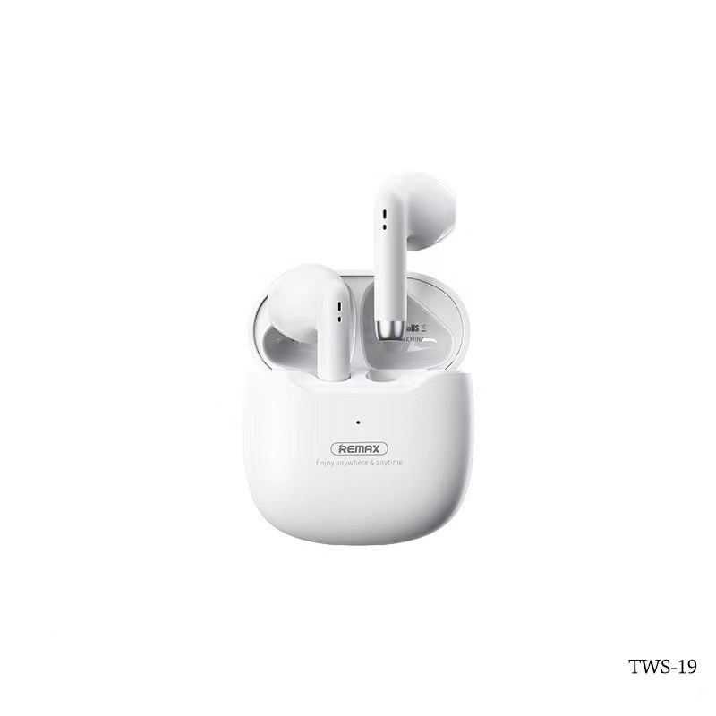 REMAX TWS-19 MARSHMALLOW SERIES TRUE WIRELESS STEREO EARBUDS FOR MUSIC & CALL (V 5.3 WIRELESS), Wireless Stereo Earbuds, TWS Earbuds, Bluetooth Earbuds-Purple