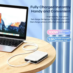 REMAX RPP-508 Baonen Series 20000mAh PD+QC Fast Charging Power Bank(PD 100W+QC 18W) - White