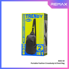 REMAX - BAG-19 Portable Fashion Crossbody & Chest Bag