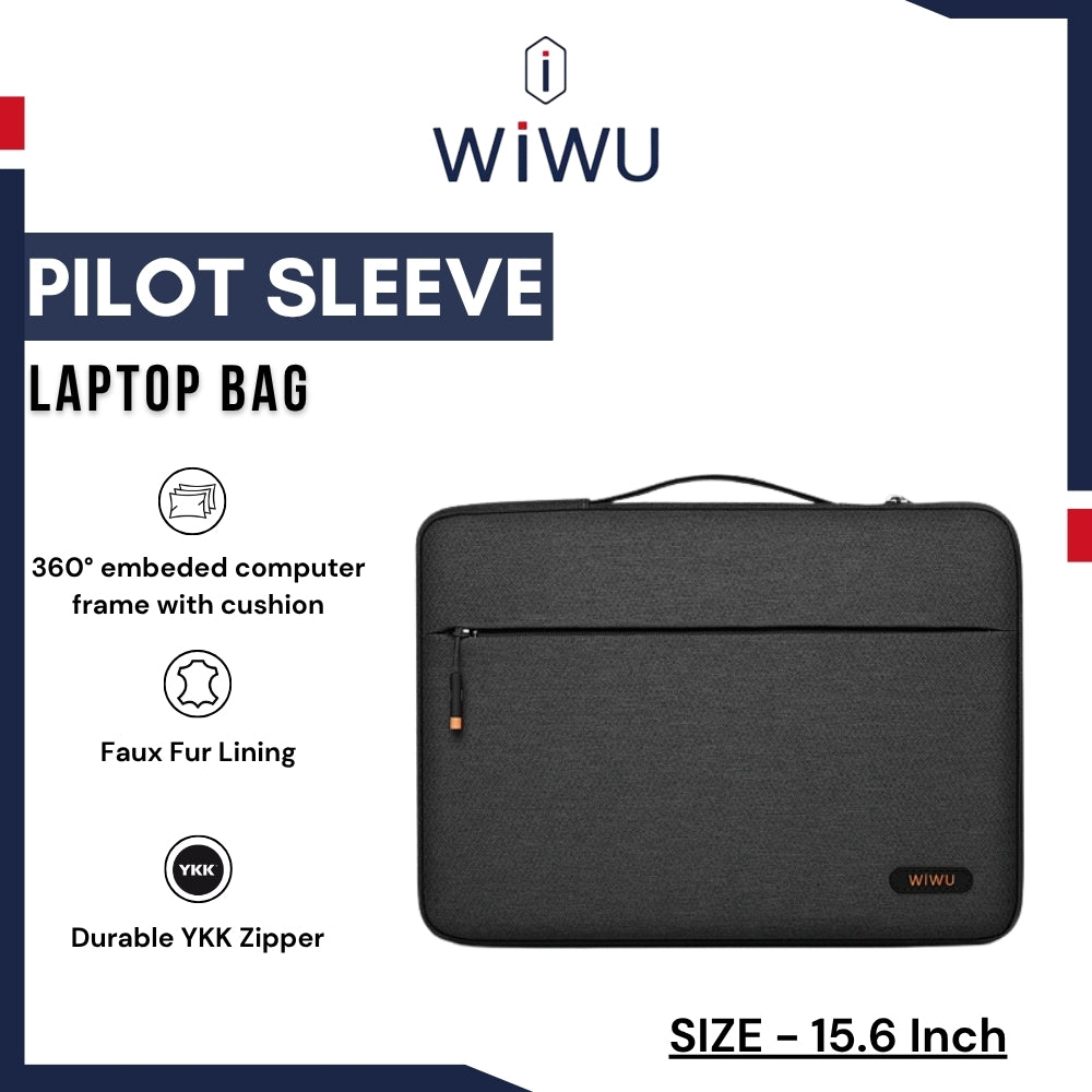 WIWU - Pilot Sleeve Ultra Book Laptop Bag (15.6") - Black