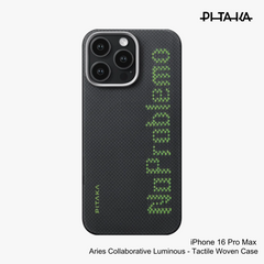 PITAKA - iPhone 16 Pro Max Case ( Aries Tactile Woven ) - NoProblemo
