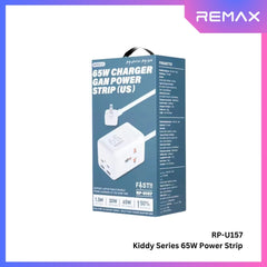 REMAX - RP-U157 Kiddy Series GAN Power Strip (65W) - White