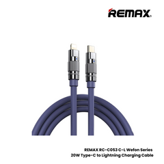 20W ( C to Lightning )-REMAX RC-C053 C-L Wefon Series 20W Type-C to Lightning Fast Charging Data Cable - Purple