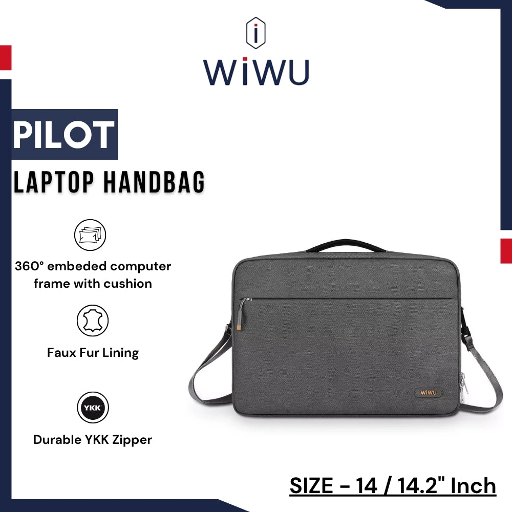 WIWU - Pilot Laptop Handbag (14"/14.2") - Black